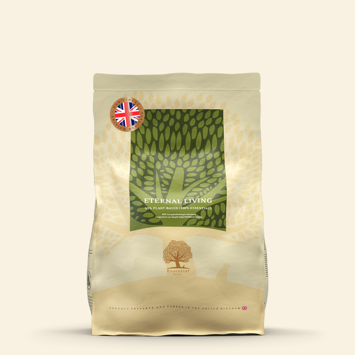 Essential Heritage, Eternal Living // Vegetar skånefoder til hunde med sart mave