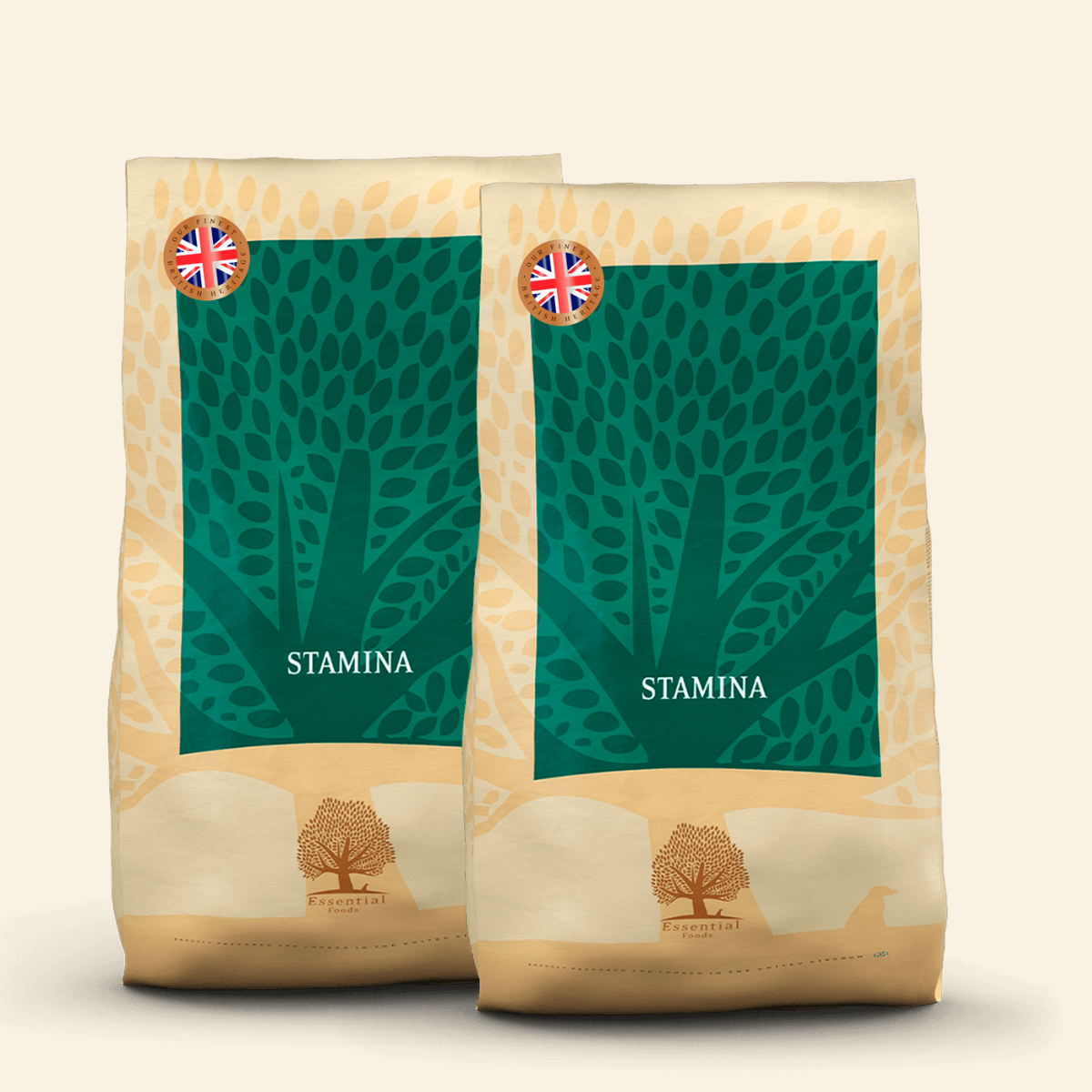 Essential Heritage, Stamina // Dry food for extra active dogs (2 x 10kg.)