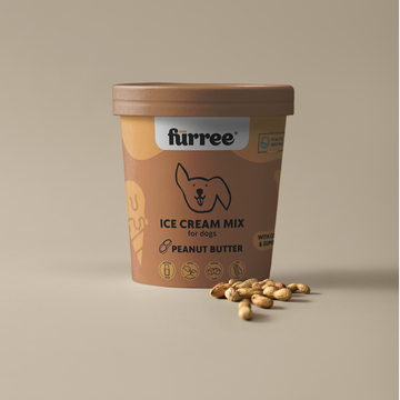 Fürree Ice Cream Mix // Make-your-own dog ice cream with natural ingredients (peanut butter)