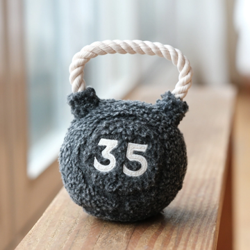 Lambwolf Kettlebell // Legetøjsbold med reb og piv