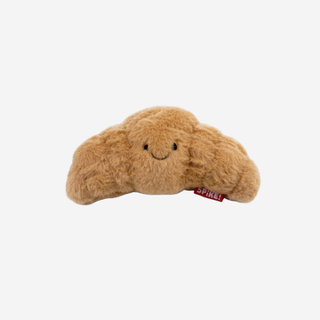 Kawaii Croissant // Soft dog toy with squeaker
