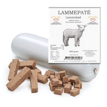 Lamme Paté // Smagfuld og naturlig paté til hunde (lam)