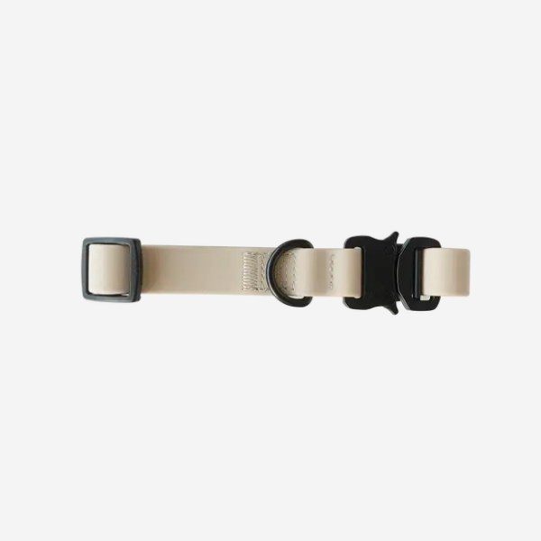 Lambwolf Collective // Biothane water resistant collar (beige)