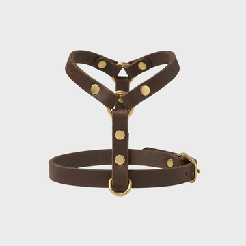 Butter Classic // Y-sele i blødt læder (mørkebrun)