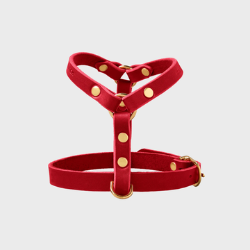 Butter Chili Red // Y-sele i blødt læder (rød)