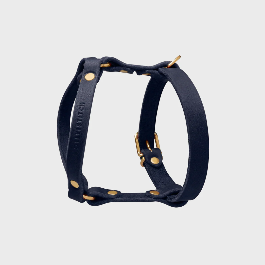 Butter Navy // Y-sele i blødt læder (navy blå)