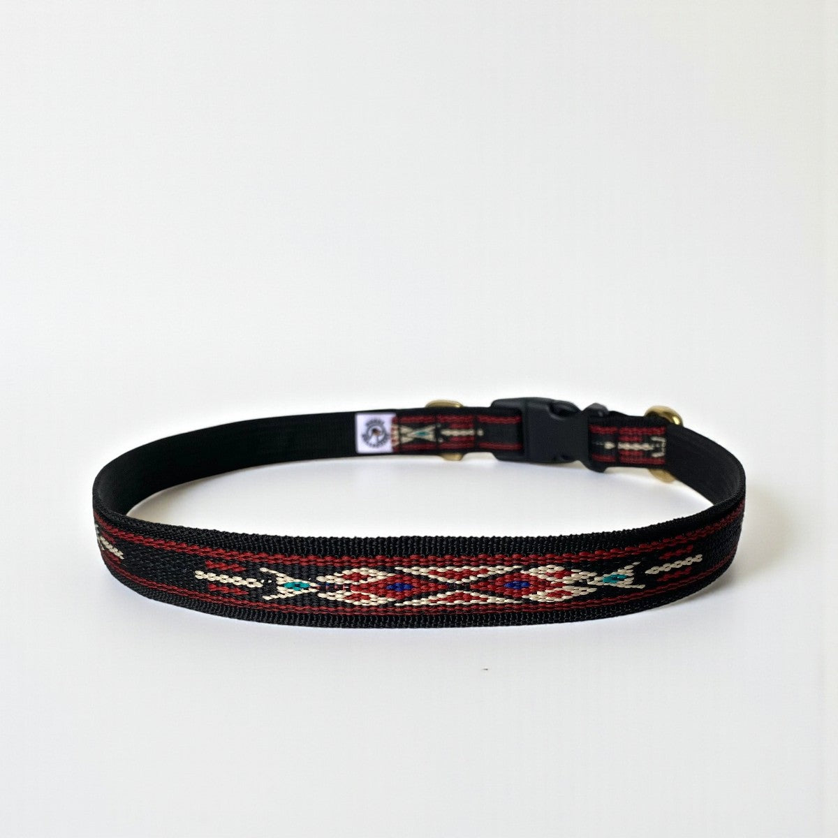 Marrakesh 2 // Red and black collar for small and medium-sized dogs