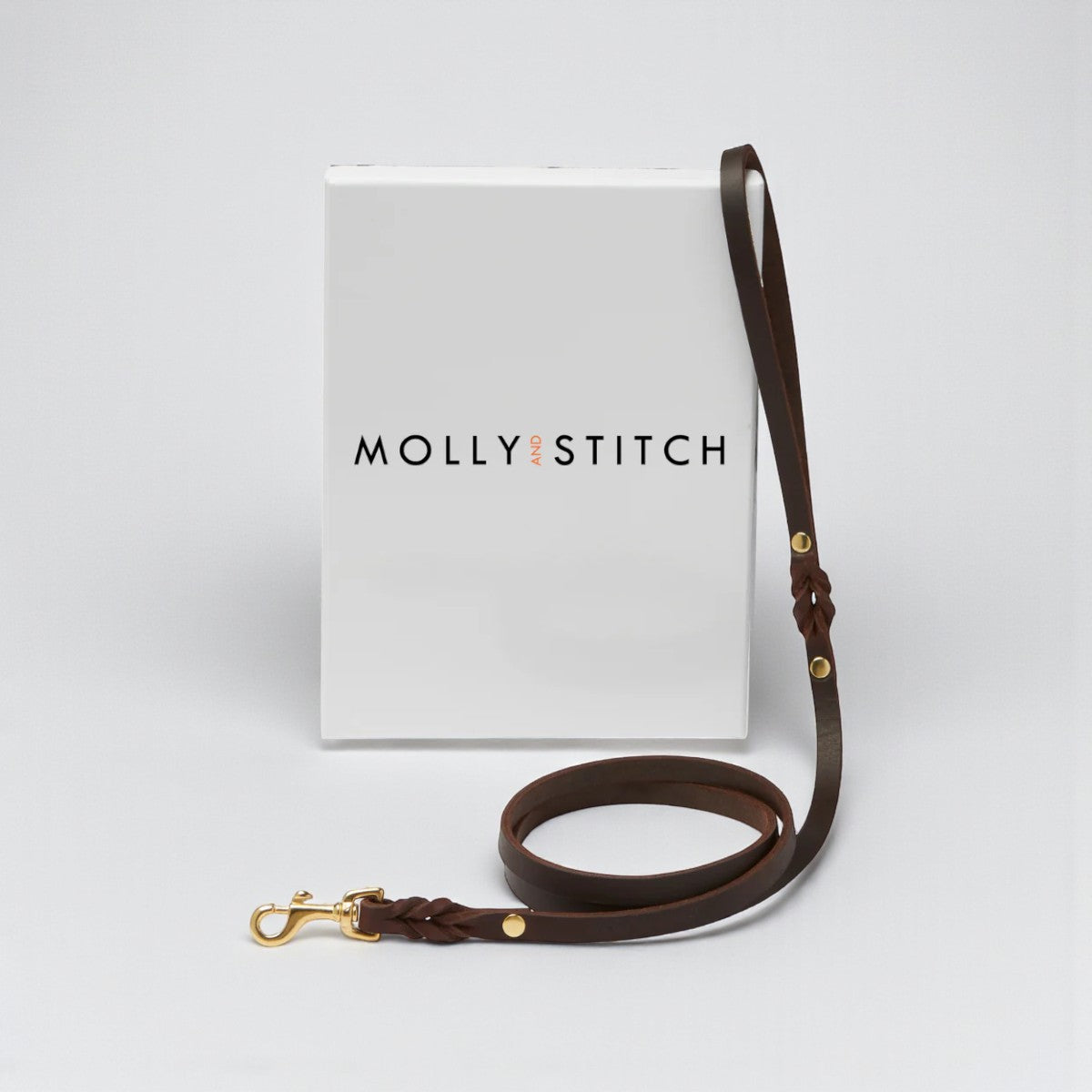 Butter Classic City Leash // City dog leash in soft leather (dark brown)