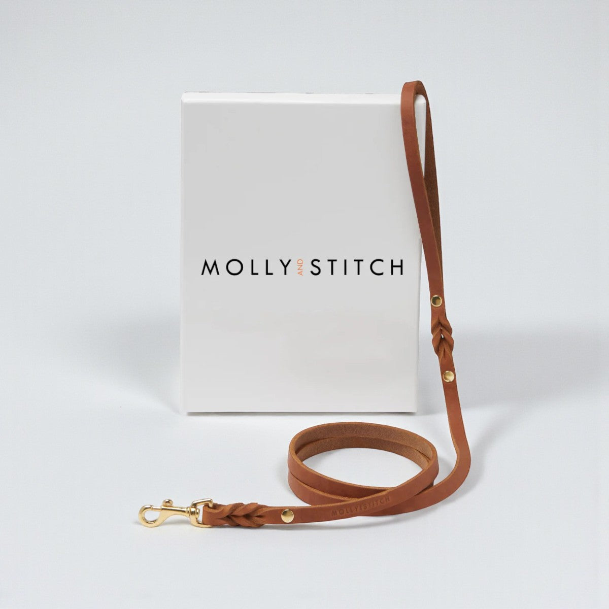 Butter Sahara City Leash // City dog leash in soft leather (cognac)
