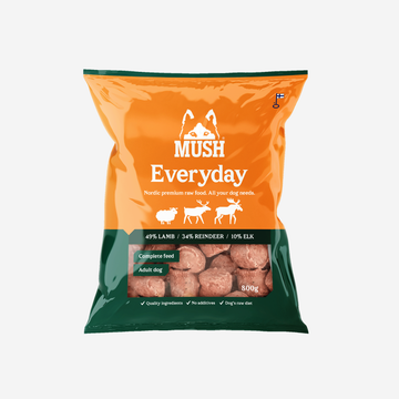 Mush Everyday Wild // Mild barf til hunde med følsom mave (frost)