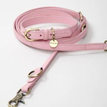 Nordog Candyfloss // Nubuck leather collar (pink)