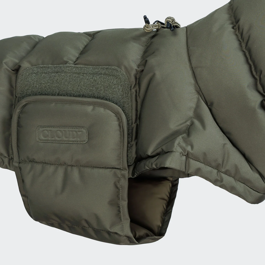 Cloud7 Alaska, Fransk Bulldog // Ekstra varm vinterjakke (light olive)