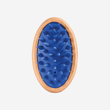Artero Laika-Blue // Rubber brush against shedding for short coats