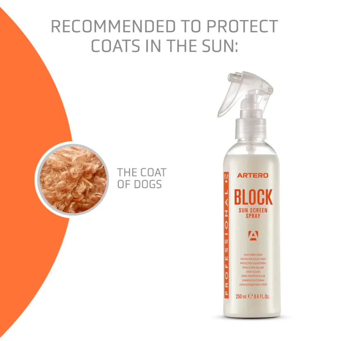 Artero Block // Solcreme spray til hunde (250 ml)