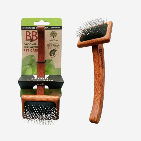 BB Padded Card // Gentle straightening of felt, knots and loose hair