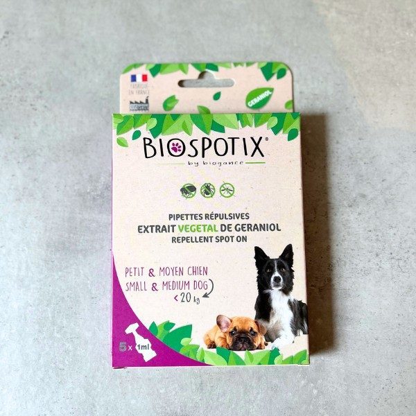 Biospotix Spot On // Non-toxic and natural tick and flea repellent for dogs