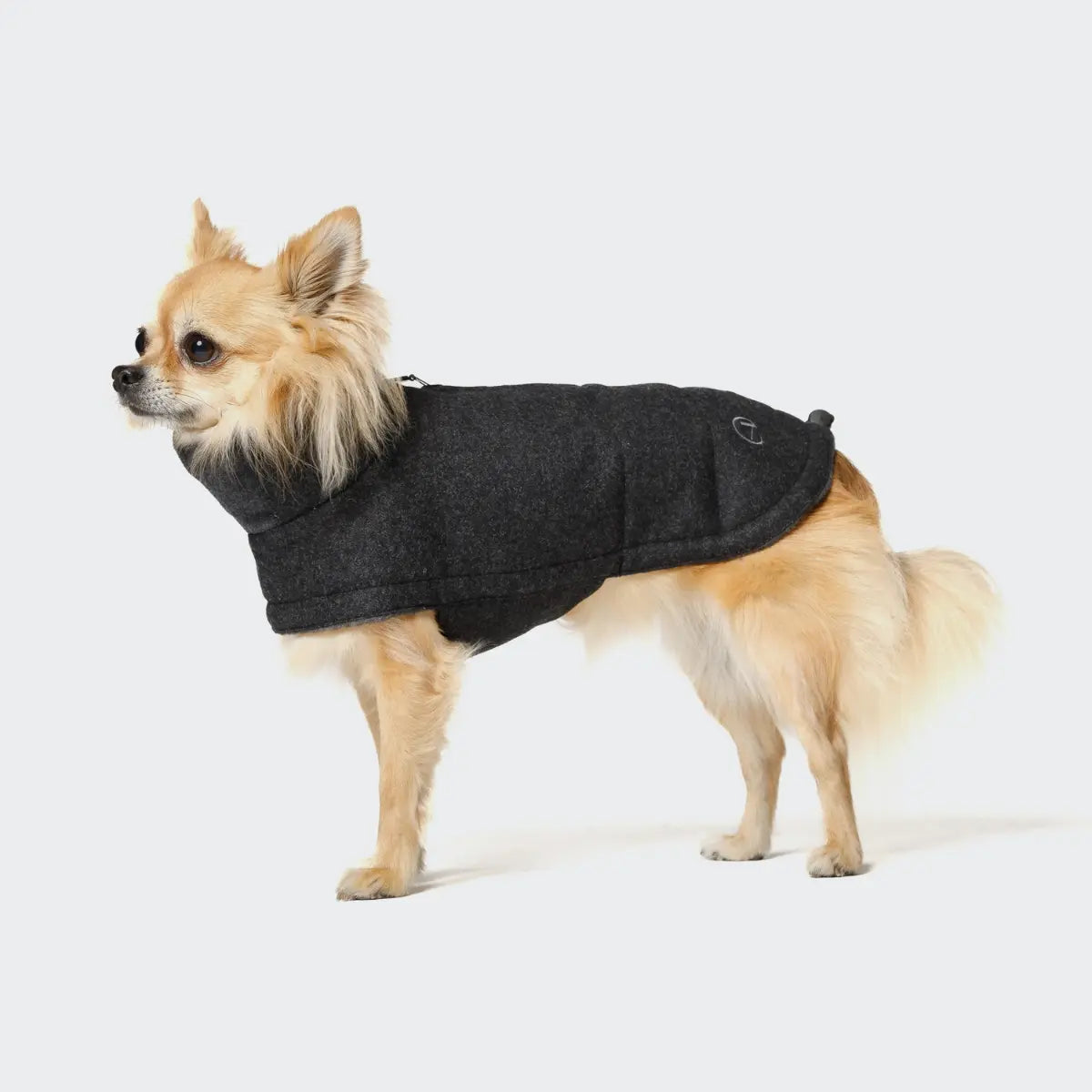Cloud7 Brooklyn // Warm dog jacket (flannel anthra)