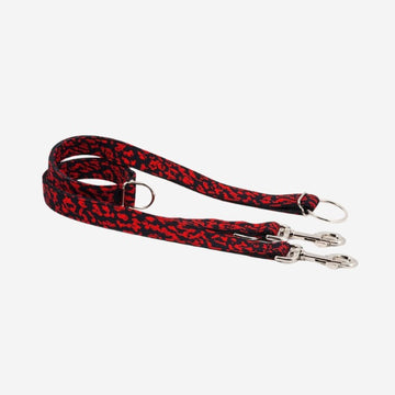 Brott Conesa // Adjustable dog leash (red leopard)