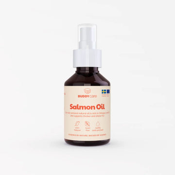 Buddy Salmon Oil // Koldpresset, naturlig lakseolie til hunde (100 ml)