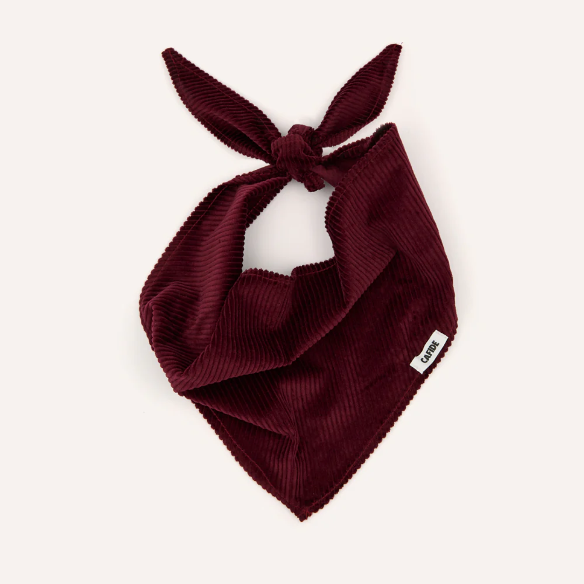 Cafide Bandana // Hundebandana i fløjl (burgundy)