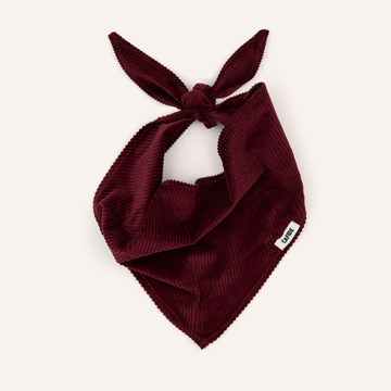 Cafide Bandana // Hundebandana i fløjl (burgundy)