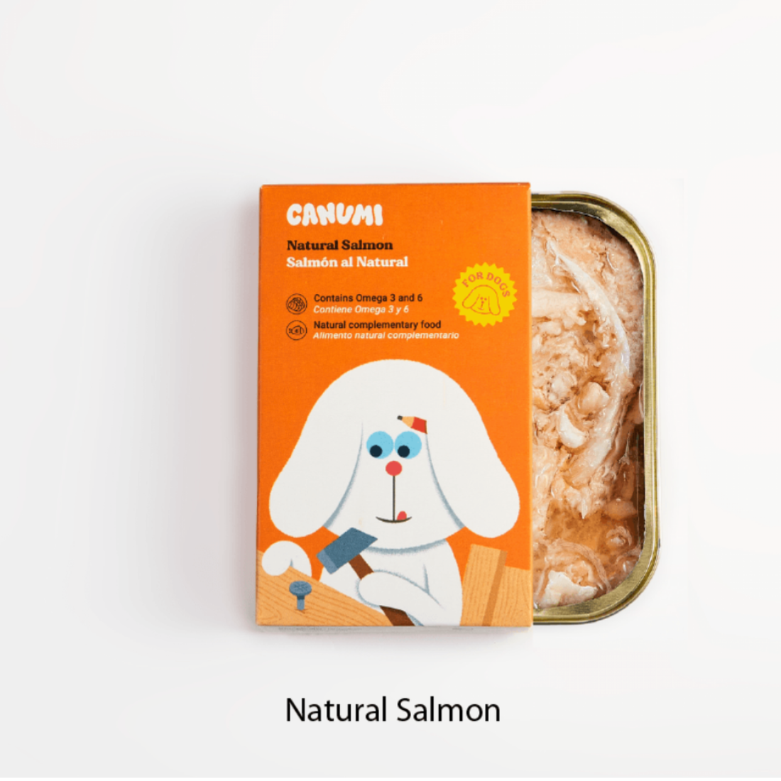 Canumi Natural Salmon // Laks i naturlig lage til hunde