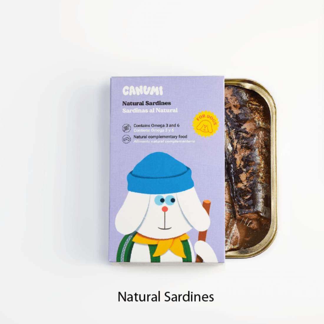 Canumi Natural Sardines // Sardiner i naturlig lage til hunde