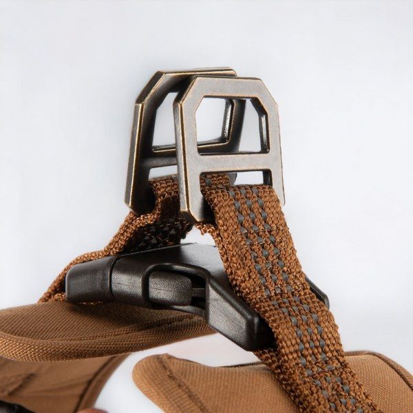 Carhartt dog // Step-in and anti-pull harness (brown)