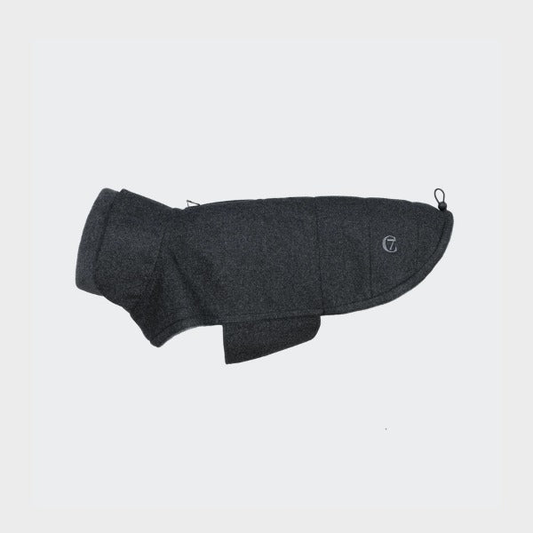 Cloud7 Brooklyn // Warm dog jacket (flannel anthra)