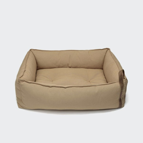 Cloud7 Boost // Soft dog bed in durable canvas (beige)