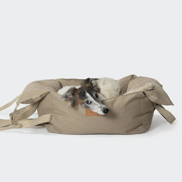 Cloud7 Getaway // Luxury Car Seat for Dogs (Sand)