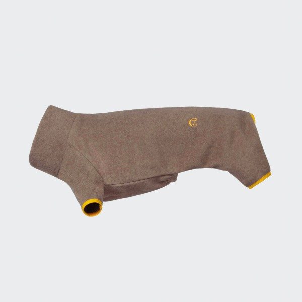 Cloud7 Cornwall, Dachshund // Warm fleece sweater (beige)