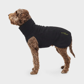 Cloud7 ACTIVE Body Warmer // Lightweight and warm fleece for dogs (black)