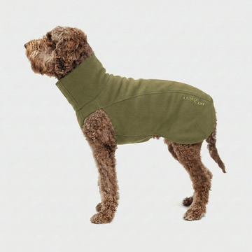 Cloud7 ACTIVE Body Warmer // Lightweight and warm fleece for dogs (khaki)