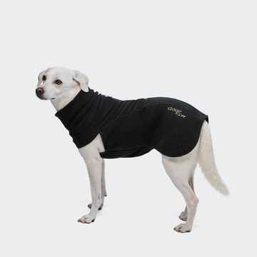 Cloud7 ACTIVE Body Warmer // Lightweight and warm fleece for dogs (black)
