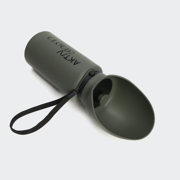 Cloud7 AKTIV Drinking Bottle // Foldbar to-go drikkeflaske (dark olive)