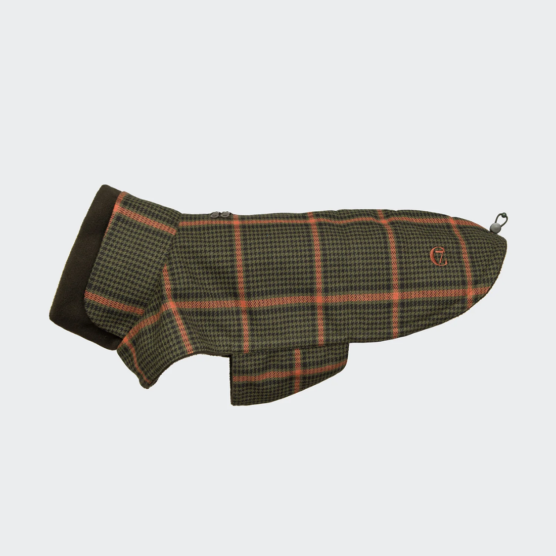 Cloud7 Brooklyn // Warm and water-repellent dog jacket (flannel tartan green)