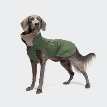 Cloud7 Brooklyn Long // Warm and waterproof dog jacket (fern green)
