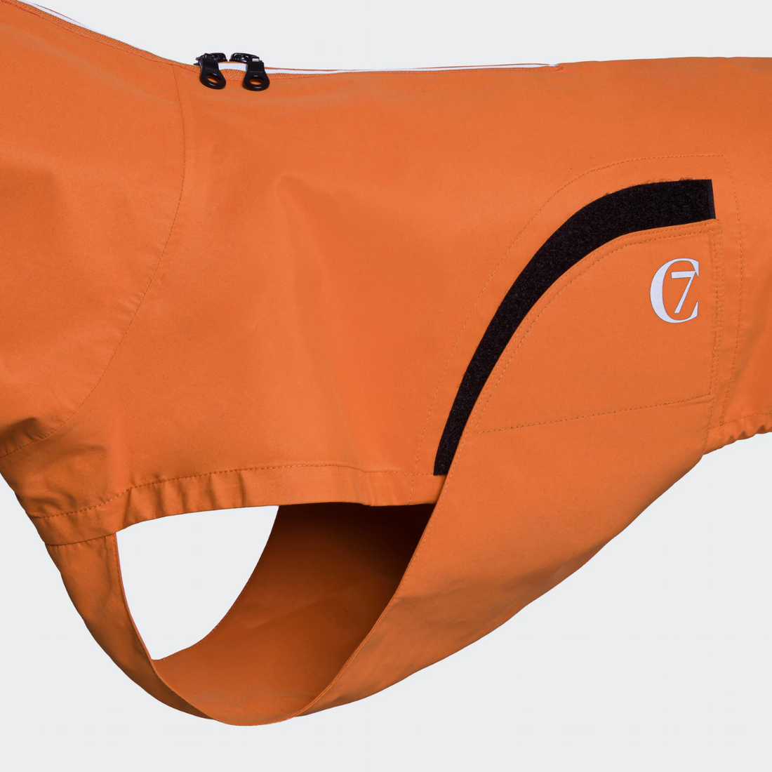 Cloud7 Dublin 2.0 // Waterproof and windproof rain jacket (orange) size 11