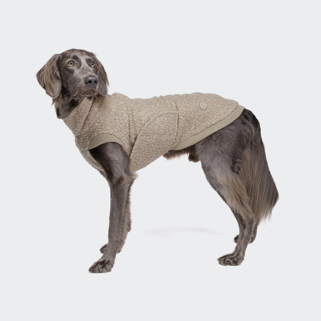 Cloud7 Gotland // Varm og blød hundesweater i bouclé (sandy brown)