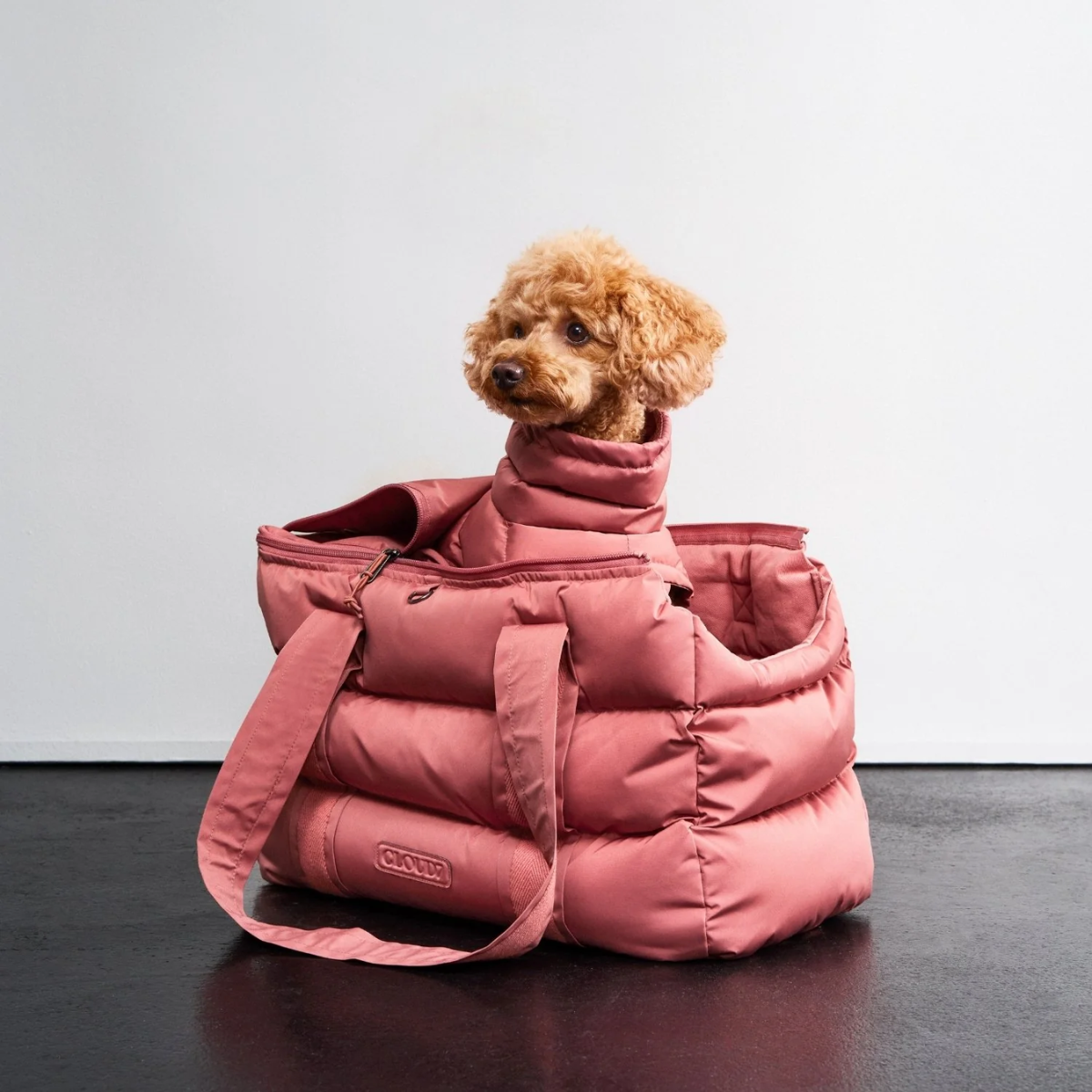 Cloud7 Montreal // Vandafvisende og letvægts hundetaske (faded rose)