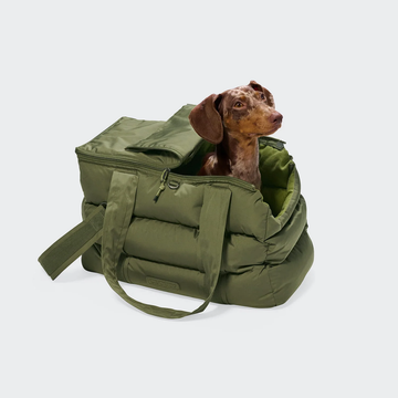 Cloud7 Montreal 2.0 // Water-repellent and lightweight dog carrier (light olive)