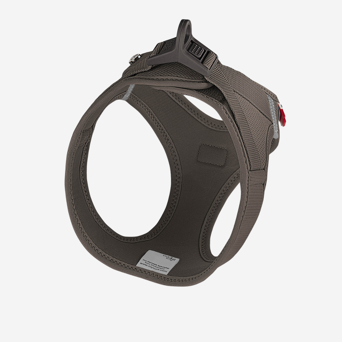 Curli Clasp // Step-in air mesh harness (light tan)