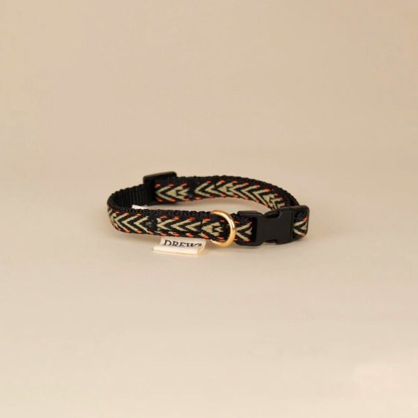My First Collar // Adjustable Puppy Collar (bright orange)
