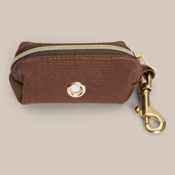 Drew's Dogwear Espresso // Poop bag holder (dark brown)