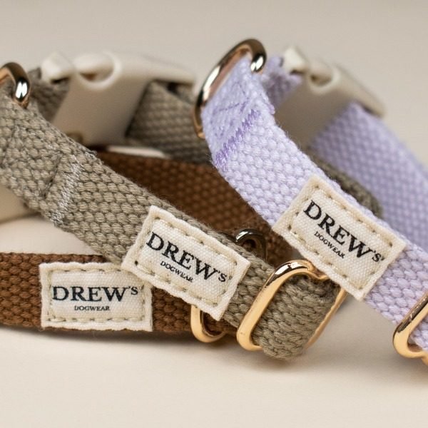 My First Collar // Justerbart hvalpehalsbånd (beige)