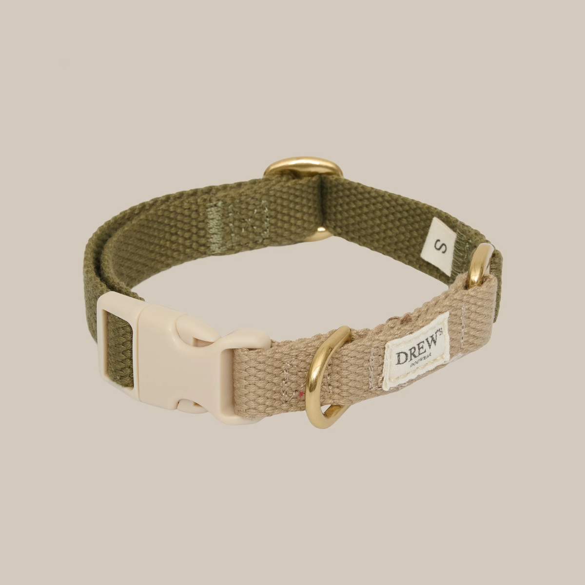 Drew's Dogwear Chocolate // Adjustable collar (dark brown)