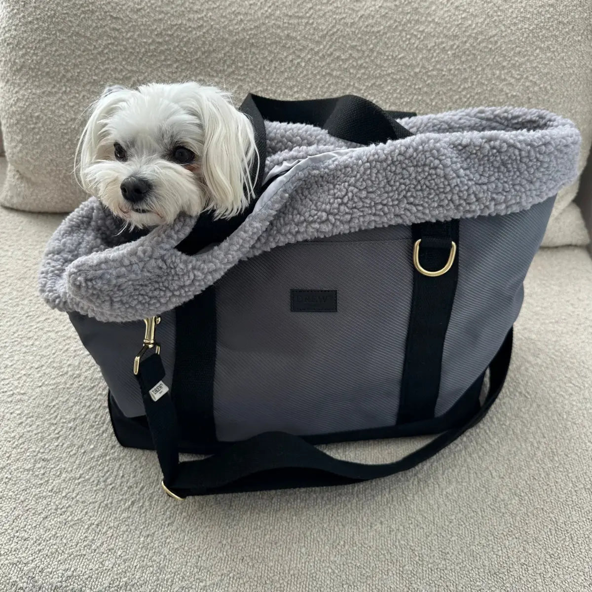Pre-order Drew's Dogwear Aspen // Dog carrier with teddy lining (Kopier)