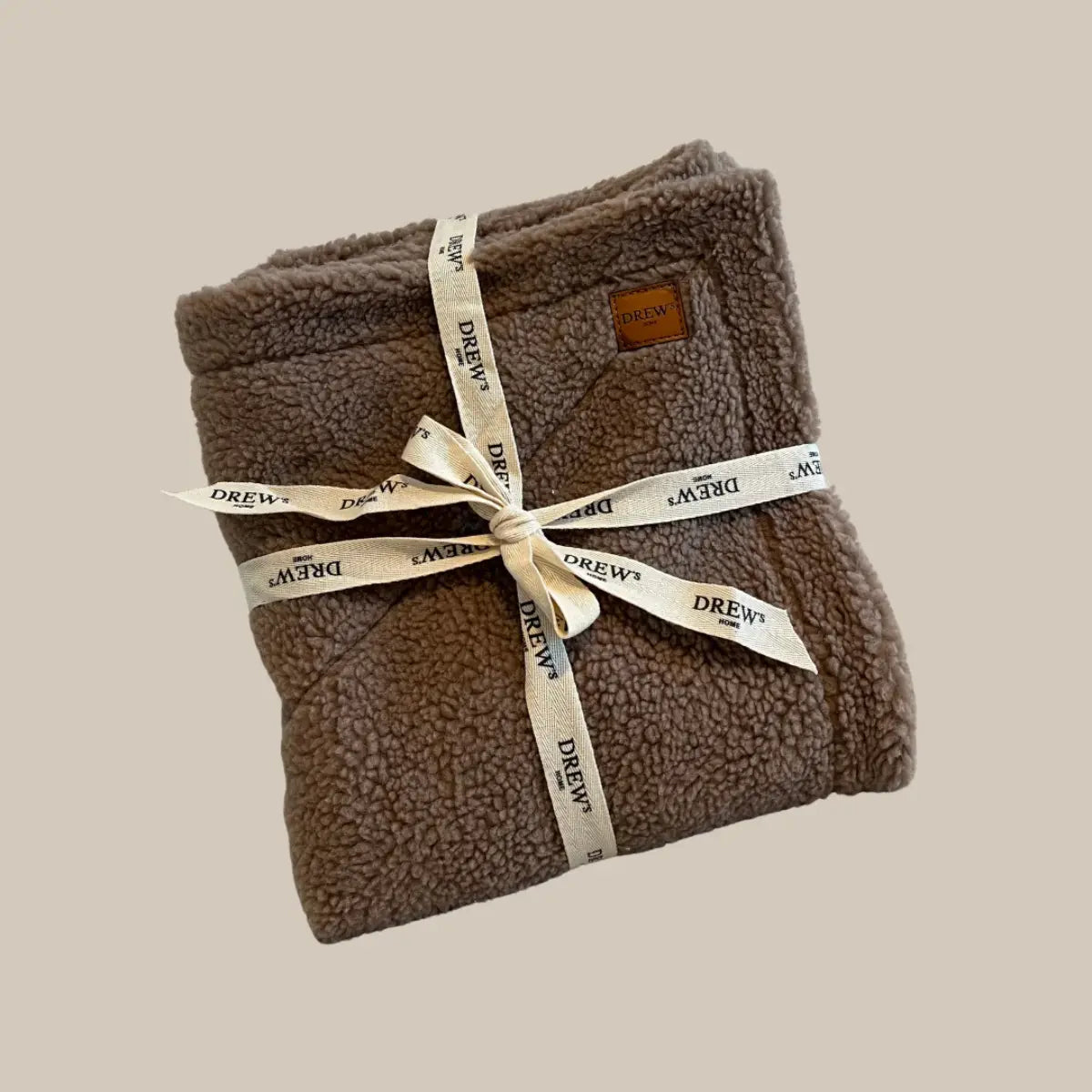 Drew's Dogwear Teddy // Soft teddy fleece dog blanket (beige) (Kopier)