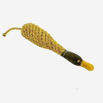 Delilah The Duckess // 'Crunchy' rope and suede dog toys